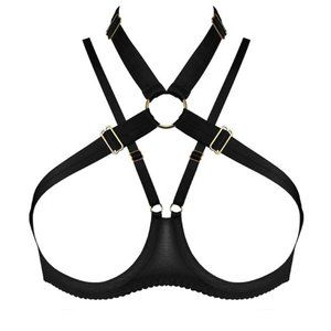 Bordelle Black Tomoe Ouvert Bra SS (+ box & tag)